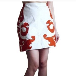 Anthropologie Vanessa Virginia Flame-Kissed  Skirt